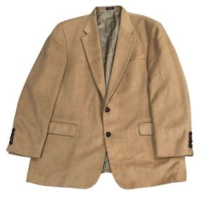 British Guard Camel Hair Classic Tan Blazer Sports Coat- size 46R